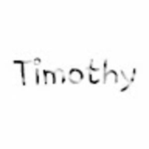 Meet your Posher, Timothy